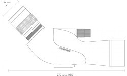 Stebėjimo teleskopas Hawke Endurance ED 13-39x50