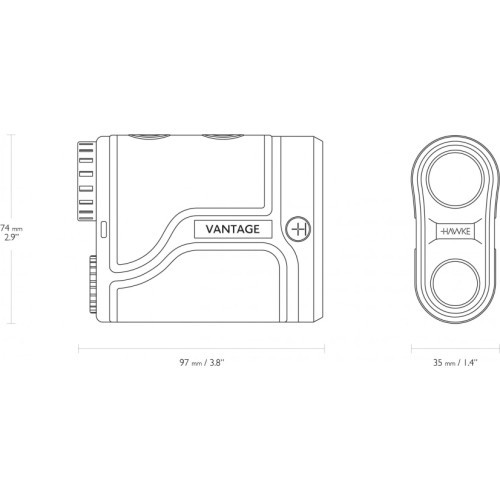 Hawke Vantage LRF 400 laser rangefinder