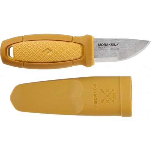 Нож Morakniv Eldris, нержавеющая сталь, жёлтый
