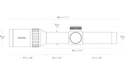 Hawke Endurance 30 WA 1-4x24 IR L4A Dot taktinis optinis taikiklis