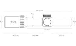 Оптический прицел Hawke Vantage 30 WA FD 1-8x24