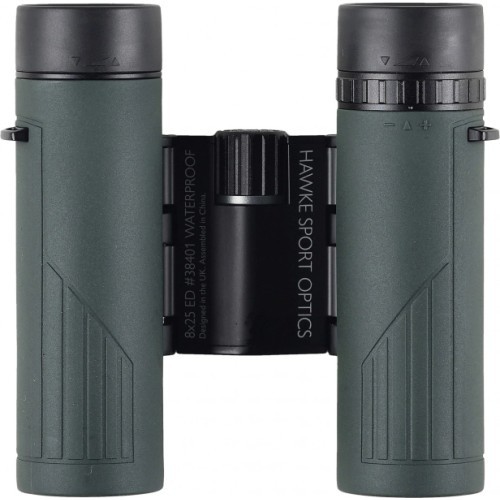 Hawke Frontier ED X 8x25 green binoculars
