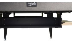 Pool Table / Dining Table, Vancouver III, 7 ft., black/brown, burgundy cloth
