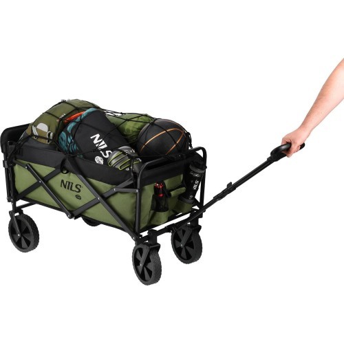 Vežimėlis Nils Camp NC2602, 150 l, žalias