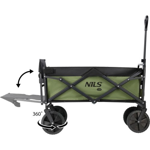 Тележка Nils Camp NC2602, 150 л, зелёная