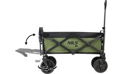 Тележка Nils Camp NC2602, 150 л, зелёная