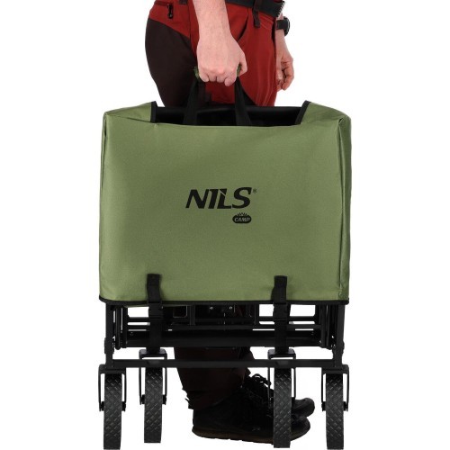 Vežimėlis Nils Camp NC2602, 150 l, žalias