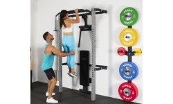 KLT22 MULTIFUNCTIONAL FOLDING POWER RACK SILVER HMS