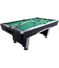 Billiard Table, Pool, Triumph Plus, Black, 8 ft., Club Cloth yellow green
