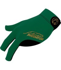Billiard Glove, Predator Second Skin, 3-Finger, green-gold, to wear on left hand, L&XL