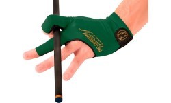 Billiard Glove, Predator Second Skin, 3-Finger, green-gold, to wear on left hand, XXL
