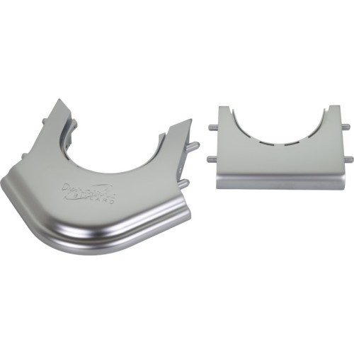 Billiard Table Corner Set, Pool, for Dynamic IV, shining silver, 4+2