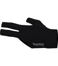 Бильярдная перчатка Dynamic Pro, на 3 пальца, для левой руки, чёрная, S&M