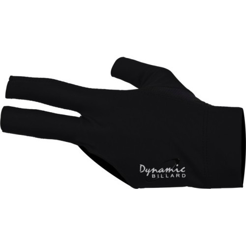 Biliardo pirštinė Dynamic Pro, 3 pirštų, kairei rankai, juoda, S&M