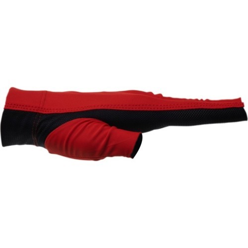 Biliardo pirštinė Dynamic Pro, be pirštų galiukų, 3 pirštų, juoda/raudona, kairei rankai, L&XL