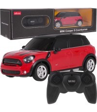 Nuotoliniu būdu valdomas automobilis Rastar Mini Countryman 1:24, raudonas
