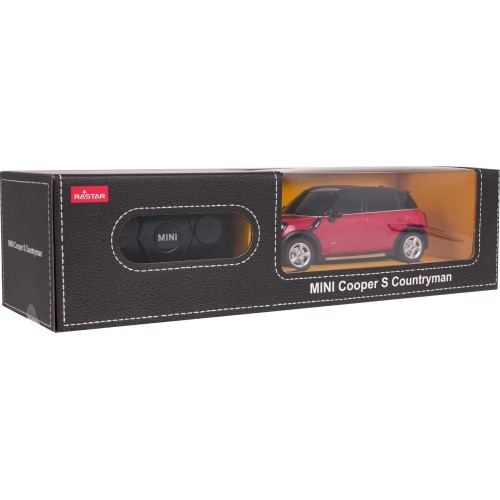 Nuotoliniu būdu valdomas automobilis Rastar Mini Countryman 1:24, raudonas
