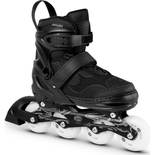 Youth adjustable roller skates Spokey FIREFLY
