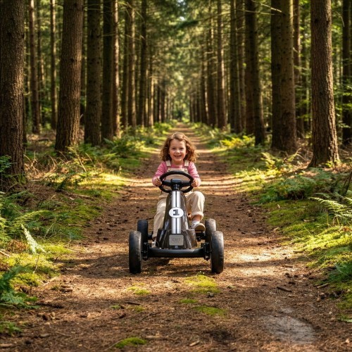 EXIT Foxy Pedal Go-Kart - Espresso Black