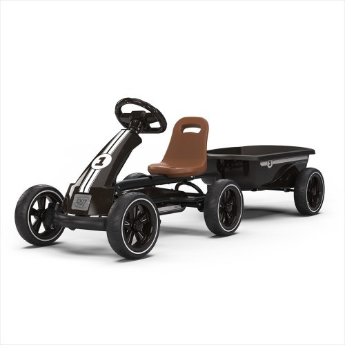 Minamas kartingas EXIT Foxy su priekaba, espresso juoda