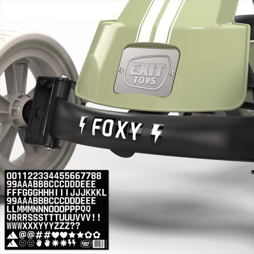 Minamas kartingas EXIT Foxy, retro žalias