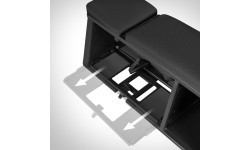 ADJUSTABLE WEIGHT BENCH WITH STORAGE AND CHEST FLY ARMS LM4012 HMS