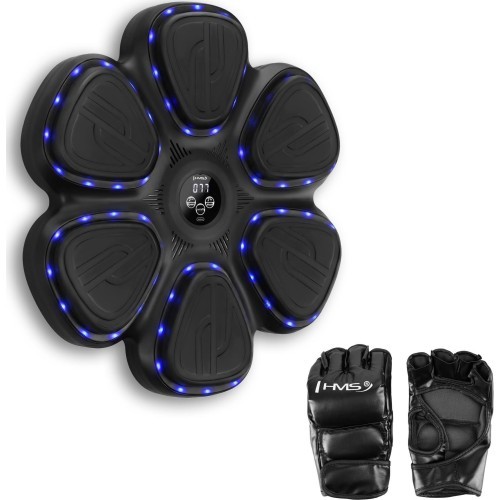 Interaktyvus bokso taikinys su Bluetooth, muzika ir pirštinėmis TB12 HMS