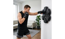 Интерактивная боксёрская мишень с Bluetooth, музыкой и перчатками TB12 HMS