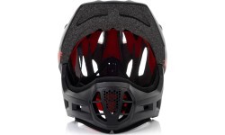 Велосипедный шлем Meteor Lupus fullface S 48-52 см чёрно-красный
