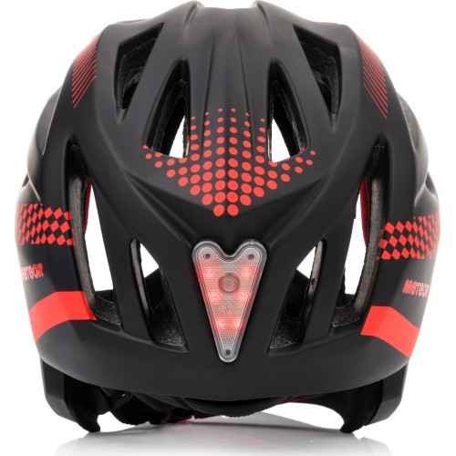 Велосипедный шлем Meteor Lupus fullface S 48-52 см чёрно-красный