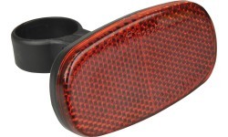 Fischer saddle rail reflector 80x40 mm (red)