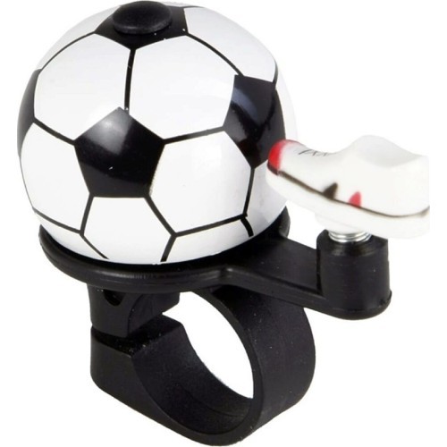 Dviračio skambutis Fischer Football (balta/juoda)