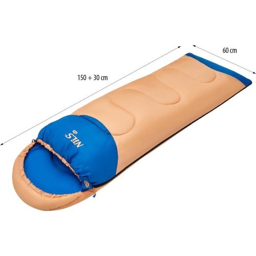NC2007 ORANGE SLEEPING BAG JUNIOR NILS CAMP