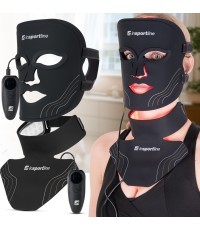 LED Infrared Light Therapy Face Mask inSPORTline Radora & Neck and Neckline Mask inSPORTline Rademis 2,500 mAh