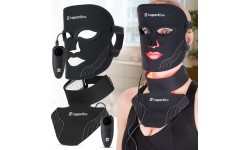 LED Infrared Light Therapy Face Mask inSPORTline Radora & Neck and Neckline Mask inSPORTline Rademis 2,500 mAh