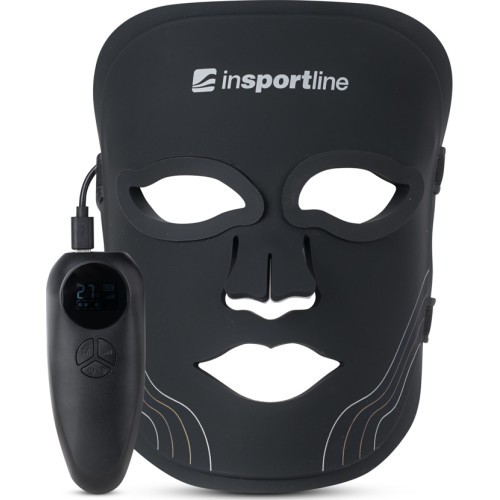LED Infrared Light Therapy Face Mask inSPORTline Radora & Neck and Neckline Mask inSPORTline Rademis 2,500 mAh
