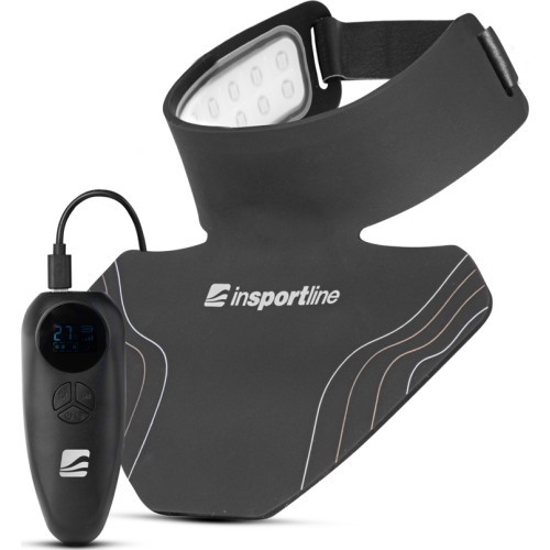 LED Infrared Light Therapy Face Mask inSPORTline Radora & Neck and Neckline Mask inSPORTline Rademis 2,500 mAh