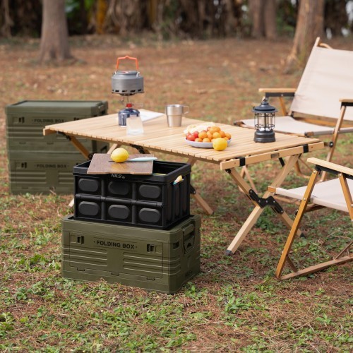 NCB4005 FOLDING CAMPING BOX WITH 2-IN-1 TABLE FUNCTION 20L NILS CAMP