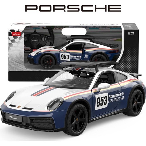 Nuotoliniu būdu valdomas automobilis 1:14 Porsche 911 Dakar Performance RASTAR