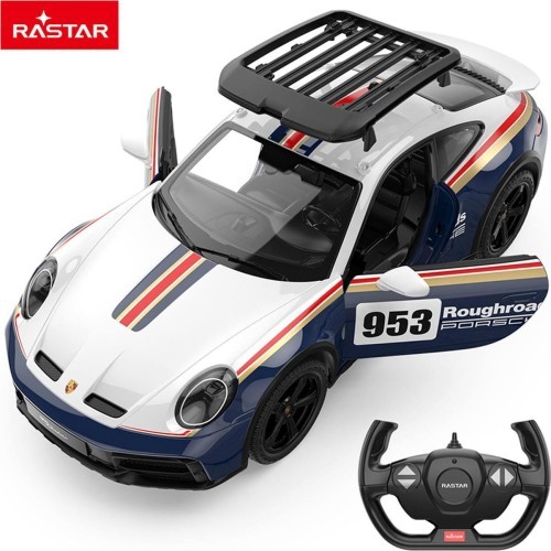 Nuotoliniu būdu valdomas automobilis 1:14 Porsche 911 Dakar Performance RASTAR