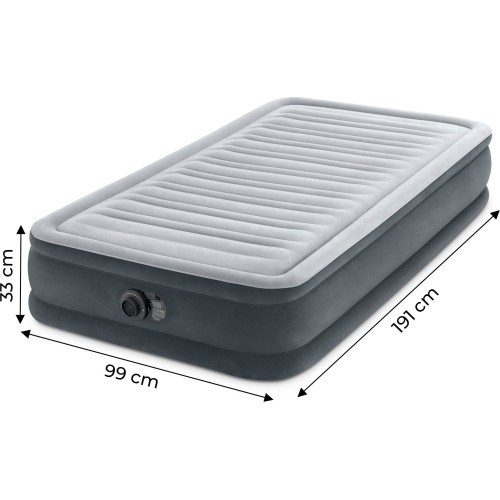 Pripučiamas čiužinys-lova 191x99 cm su pompa vienvietis Comfort 67766ND