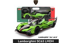 Nuotoliniu būdu valdomas automobilis 1:14 Lamborghini SC63 žalias RASTAR