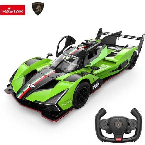 Nuotoliniu būdu valdomas automobilis 1:14 Lamborghini SC63 žalias RASTAR