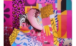 Chaya Miyu Pink Leopard quad riedučiai