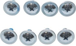 YES. Mounting Screws varžtai apkaustų montavimui