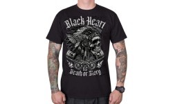 T-Shirt BLACK HEART Huron - Black