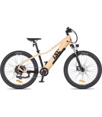 Jaunimo elektrinis dviratis inSPORTline ISL Atezion 374 Wh 26” – 2026 - Persikų smėlio