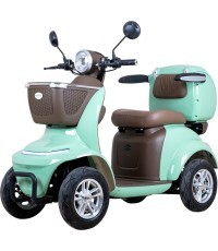 Electric Four-Wheel Scooter inSPORTline Lubica II - Green