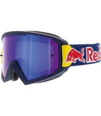 Очки для мотокросса Red Bull Spect Whip, матовые синие, синие зеркальные линзы