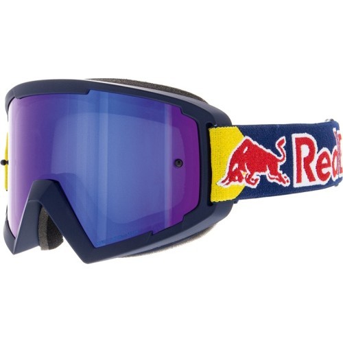 Motocross Goggles Red Bull Spect Whip, Matte Blue, Blue Mirrored Lens